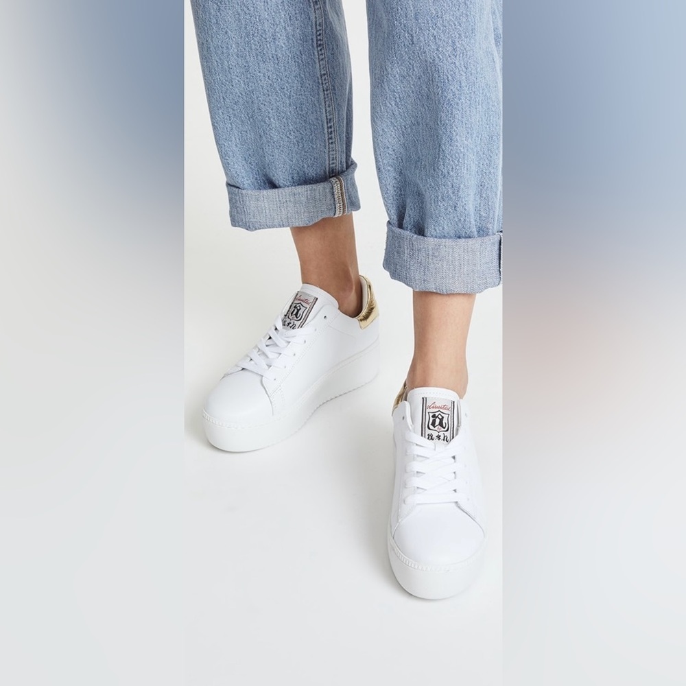 Ash cult platform/ NWT/ woman’s white leather/ sneakers/ size 41